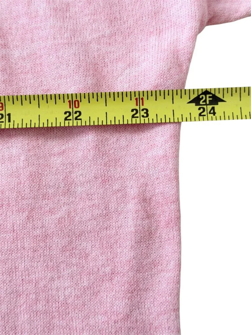 Lilly Pulitzer Charla Ruffle Cuff Coolmax Pink Metallic Trim Pullover Sweater M
